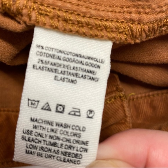 Free People Corduroy Bell Bottom Pants Sz 26 - Picture 8 of 8